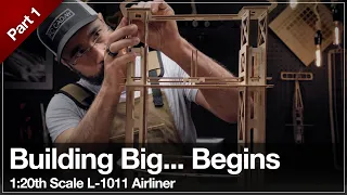 The BIG Build Begins - Scale L-1011 RC Airliner, Center Fuselage - Part 1