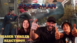 SPIDER-MAN NO WAY HOME - OFFICIAL TEASER TRAILER - REACTION!!!(HYPE!!!)