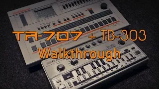 Roland TR-707 & TB-303 Walkthrough