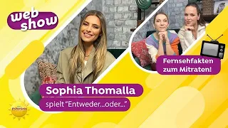 Sophia Thomalla spielt "Entweder ... oder ..."  | SAT.1 Frühstücksfernsehen