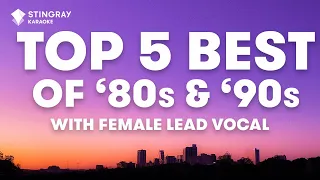 TOP 5 BEST OF '80s & '90s FEMALE LEAD VOCAL Bonnie Tyler, Cyndi Lauper, Whitney Houston, Céline Dion