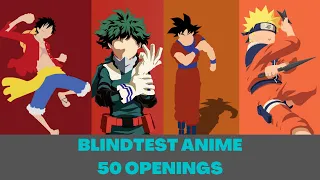 Blind Test Anime 50 Openings (Easy)