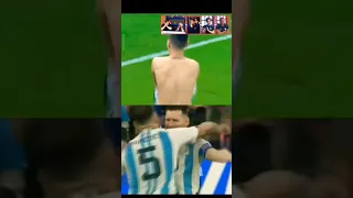 Reação do Messi ao ganhar a copa