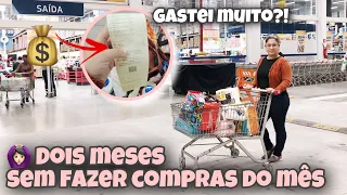 ACABOU TUDO! PRIMEIRA COMPRA DO MÊS PARA A REEDUCAÇÃO ALIMENTAR | QUANTO GASTAMOS?