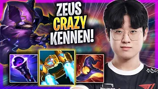 ZEUS IS SO CRAZY WITH KENNEN! - T1 Zeus Plays Kennen TOP vs Jayce! | Season 2023