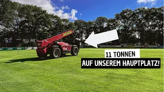 11 Tonnen auf dem Hauptplatz - Das gibt Spurrillen!!!