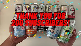 Thank you for 200 subscribers! & Soda Haul!