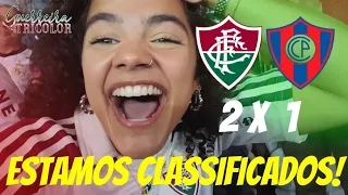 RUMO AS OITAVAS! REACT VLOG: FLUMINENSE 2 X 1 CERRO PORTEÑO - VENCEMOS E TIVEMOS BONS DESTAQUES!