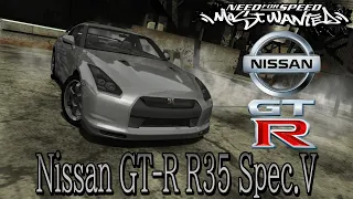 [NFS Most Wanted]Nissan GT-R Spec.V mod