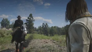 Arthur shows Micah his new horse