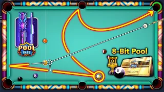 Part 1 (8-Bit SEASON) Buying the NEW POOL PASS & Doing it LEVEL MAX - 8 ball pool Miami GamingWithK