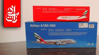 Unboxing Emirates A380-800 Models + Air Asia