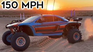 150 MPH! Buckshot at Glamis Going Crazy Fast! Sand Drags