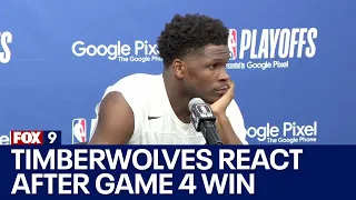 Timberwolves react after Game 4 win over Nuggets