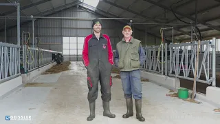 Nieuwe melkveestal door Geissler geïnstalleerd in Oldeholtpade