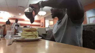 iHop Pancake Challenge!!!! (EPIC FOOD CHALLENGE!) - MAN vs. FOOD