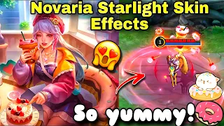 NOVARIA NEW STARLIGHT SKIN EFFECTS!🍰🍩🎂🧁🍨🍧🍦