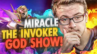 10 minutes of Miracle outplaying Enemies with Invoker - M-GOD Show