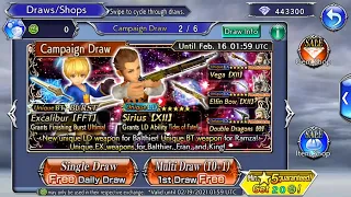 Pulls for Fran EX??? I mean Balthier LD & Ramza BT - Dissidia Final Fantasy Opera Omnia