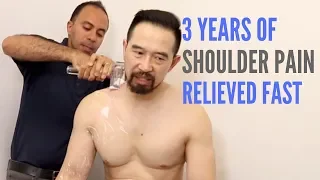 3 Years of Shoulder Pain Relieved In No Time! (REAL TREATMENT!!!)