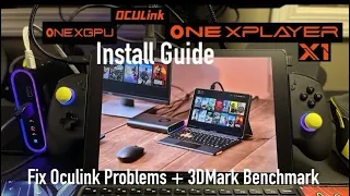 ONEXPLAYER X1 Oculink Fix and ONEXGPU Benchmark 3DMark Time Spy