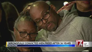 Wrongfully convicted men freed after 36 years