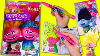 Trolls Band Together Activity Play Pack with games. Coloring Viva