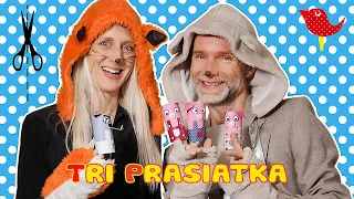 Tri prasiatka - Dielnička Líšky a Vlka