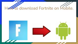 How To Download Fortnite chapter5 season1 in 2024 on Android.