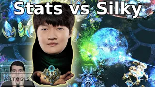 The Shield of Aiur! - Stats vs Silky - Bo3 - (StarCraft 2)