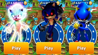 Sonic Dash - Movie Hyper Sonic vs Sonic.exe vs Metal Sonic vs All Bosses Zazz Eggman - Gameplay