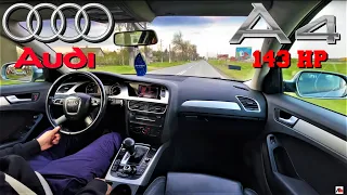 143 HP AUDI A4 2.0 TDI B8 2010 POV DRIVE