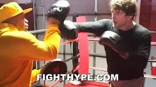 BEN ASKREN "KNOCK HIS HEAD OFF" KO PUNCH FOR JAKE PAUL; LEARNED SPECIAL DOG COMBO FROM FORMER CHAMP