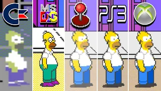 The Simpsons (1991) C64 vs MS-DOS vs Arcade vs PS3 vs XBOX 360 (Which One is Better?)