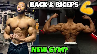 Back And Bicep Workout | Pull Day | NEW GYM? 🔥