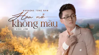 「KARAOKE/BEAT」Hoa Nở Không Màu - Hoài Lâm | TONE NAM