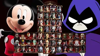 Mortal Kombat 9 - MICKEY MOUSE & RAVEN TEEN TITÃNS - Expert Tag Ladder - Gameplay @(1080p) - 60ᶠᵖˢ ✔