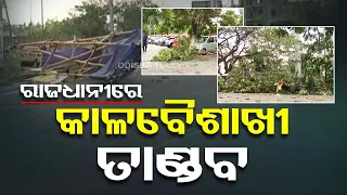 Nor’wester rains lash Bhubaneswar; broken-off tree branches disrupt traffic