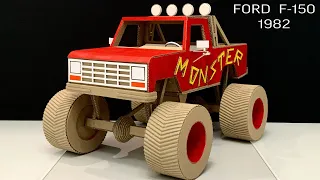 Monster Truck Ford F-150 from Cardboard