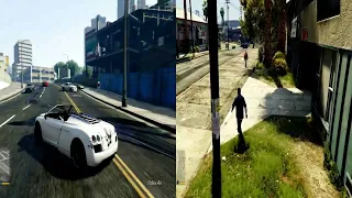 GTA 5 Xbox Series S Fidelity mode and Performance mode