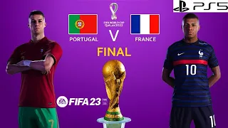 France vs Portugal | FIFA World Cup Final | Qatar 2022 | FIFA 23 | PS5 4k Gameplay