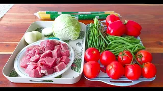 Готовлю у дочери обед!Спагети и много овощей!Быстро и Вкусно!