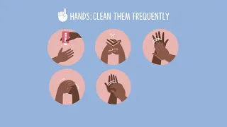 Safe Hands: Clean your hands with alcohol-based hand sanitizer