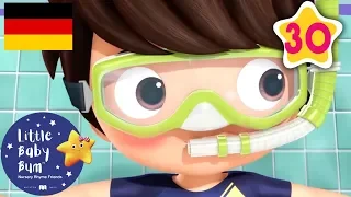 Das Lied vom Schwimmen Teil 2 | Kinderlieder | Little Baby Bum Deutsch | Cartoon