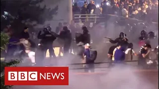 French police accused of brutality at chaotic Champions League final - BBC News