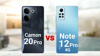 Tecno Camon 20 Pro 4G vs Redmi Note 12 Pro 4G