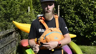 How to setup a rescue harness on a white water buoyancy aid