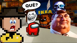 FUJA DOS AMIGOS DO OBUNGA (Roblox Evade)