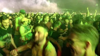Mosh pit during Red Hot Chili Peppers live at Firenze Rocks 2022