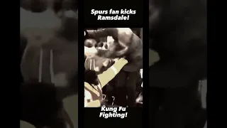 Spurs fan kicks Ramsdale